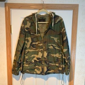 Camo Windbreaker